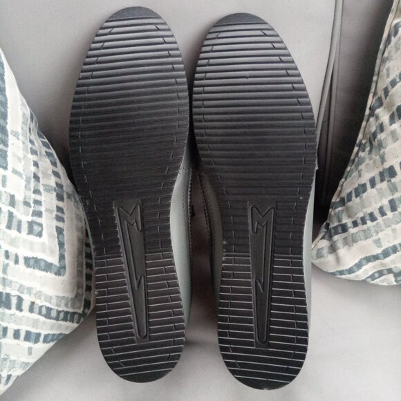 Nielsen and Christiansen grey/black leather sneakers sz 43 sz 9.5-10 - Picture 6 of 13